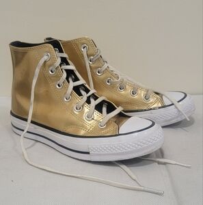 Converse Gold High-Top Sneakers